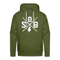 SPOD Männer Premium Hoodie Olivgrün / S Cross Premium Hoodie E-Bike-Community