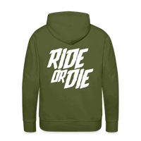 SPOD Männer Premium Hoodie Olivgrün / S Ride or Die - Premium Hoodie E-Bike-Community