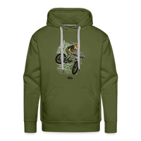 SPOD Männer Premium Hoodie Olivgrün / S Shred or Alive? 2022Men’s Premium Hoodie E-Bike-Community