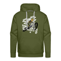 SPOD Männer Premium Hoodie Olivgrün / S Shred or Alive - Brush - Premium Hoodie E-Bike-Community