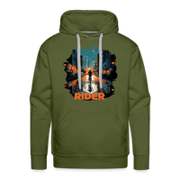 SPOD Männer Premium Hoodie Olivgrün / S Urban Rider - Men’s Premium Hoodie E-Bike-Community
