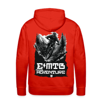 SPOD Männer Premium Hoodie Rot / S EMTB ADVENTURE  Men’s Premium Hoodie E-Bike-Community