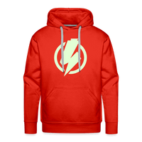 SPOD Männer Premium Hoodie Rot / S Lightning - Glow in the Dark - Men’s Premium Hoodie E-Bike-Community