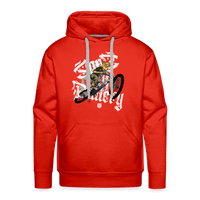SPOD Männer Premium Hoodie Rot / S Shred or Alive - Brush - Premium Hoodie E-Bike-Community