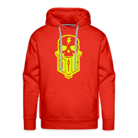 SPOD Männer Premium Hoodie Rot / S Skullgang Neongelb Premium Hoodie E-Bike-Community