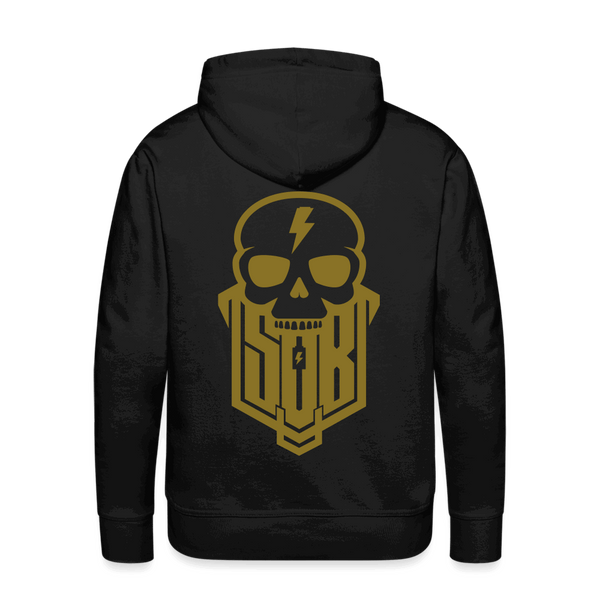 SPOD Männer Premium Hoodie S SKULLGANG GOLD Backprint Premium Hoodie E-Bike-Community