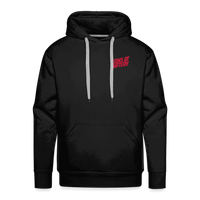 SPOD Männer Premium Hoodie Schwarz / S Front/Back - Vintage - Redline - Premium Hoodie E-Bike-Community