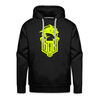 SPOD Männer Premium Hoodie Schwarz / S Hai Bike - SoB - Neongelb - Premium Hoodie E-Bike-Community