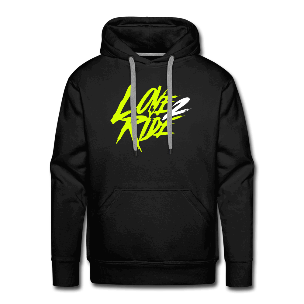 SPOD Männer Premium Hoodie Schwarz / S Love 2 Ride - Men’s Premium Hoodie E-Bike-Community