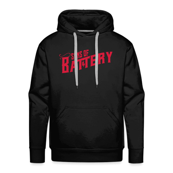 SPOD Männer Premium Hoodie Schwarz / S Oldschool - Men’s Premium Hoodie E-Bike-Community