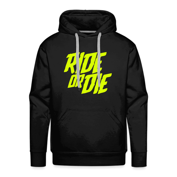 SPOD Männer Premium Hoodie Schwarz / S Ride or Die - Men’s Premium Hoodie E-Bike-Community