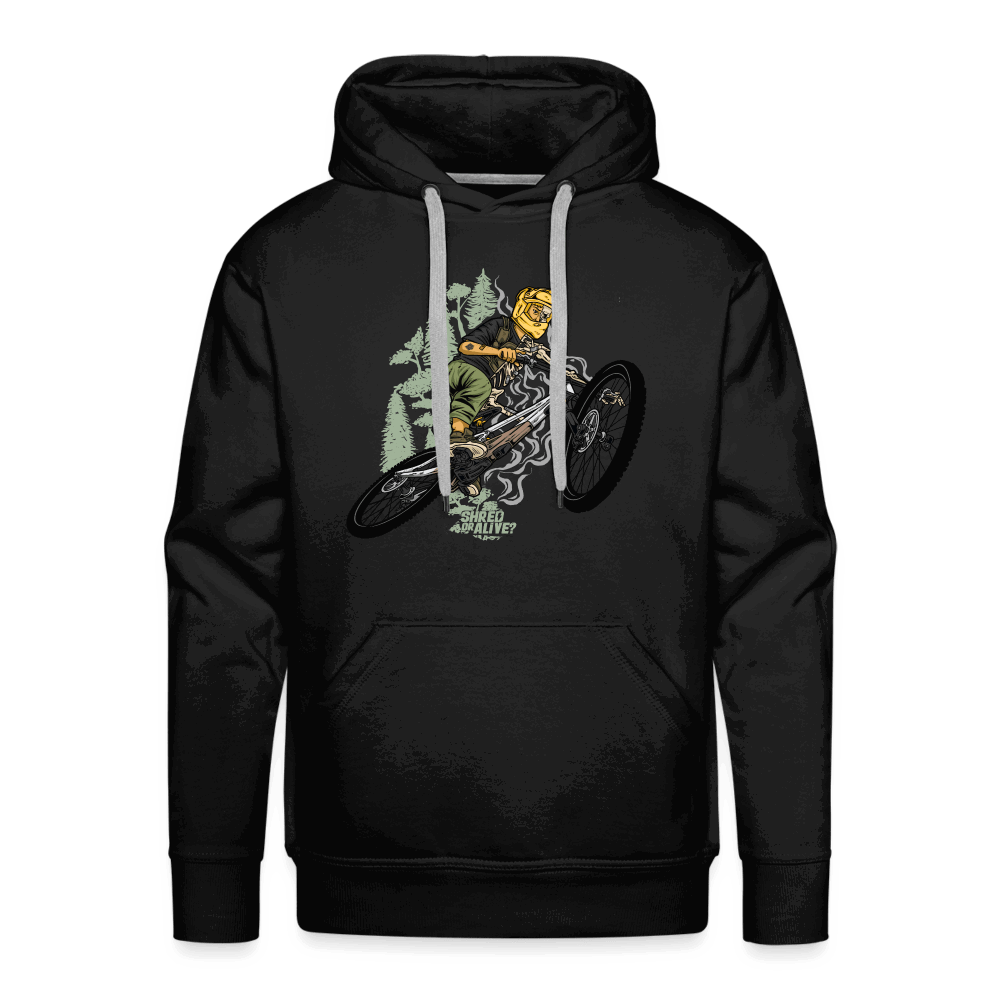 SPOD Männer Premium Hoodie Schwarz / S Shred or Alive Jumper - Men’s Premium Hoodie E-Bike-Community