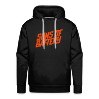 SPOD Männer Premium Hoodie Schwarz / S Signature - Neonorange - Men’s Premium Hoodie E-Bike-Community