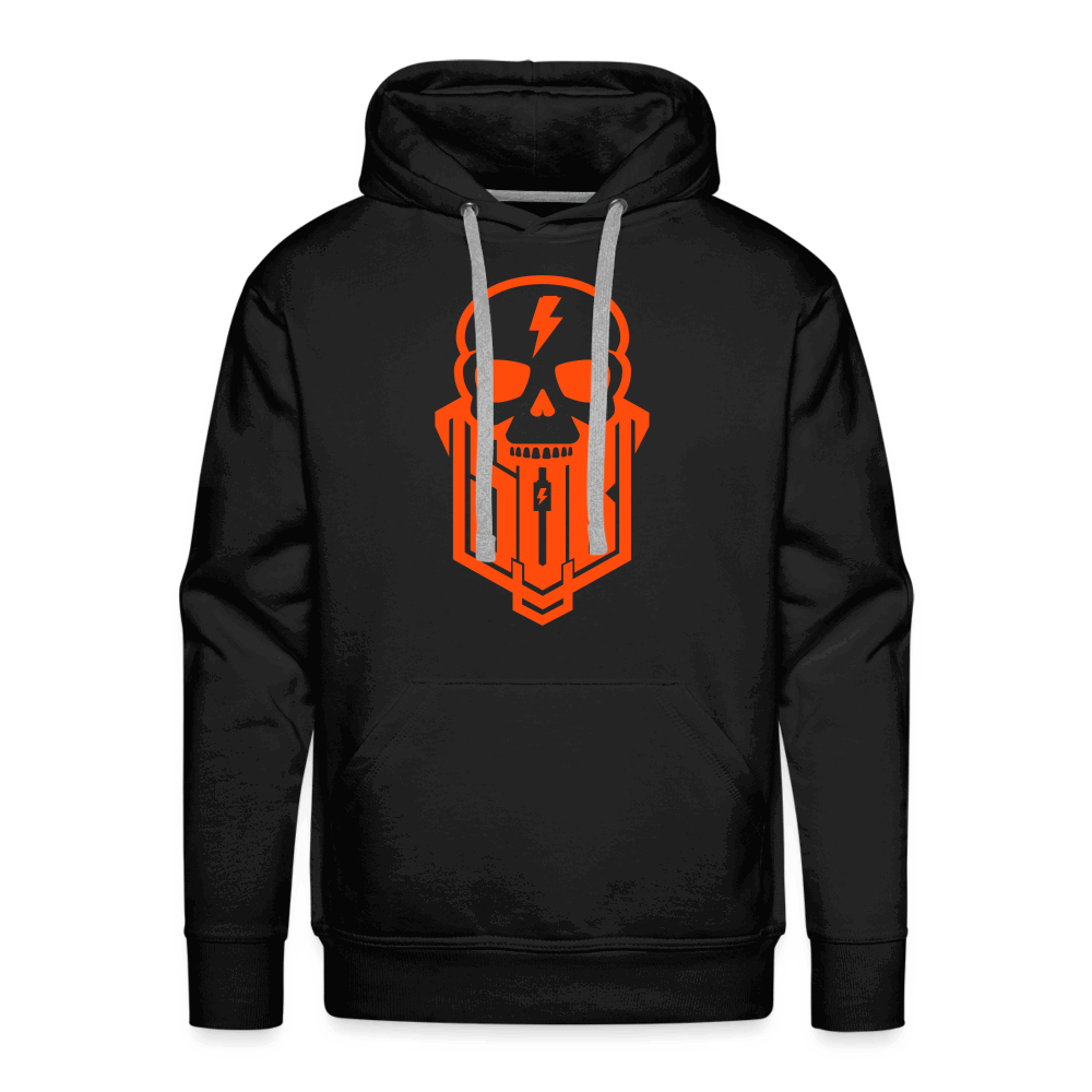 SPOD Männer Premium Hoodie Schwarz / S Skullgang Neonorange Men’s Premium Hoodie E-Bike-Community