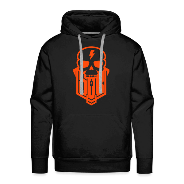 SPOD Männer Premium Hoodie Schwarz / S Skullgang Neonorange Men’s Premium Hoodie E-Bike-Community
