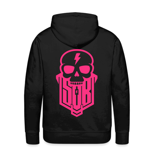 SPOD Männer Premium Hoodie Schwarz / S Skullgang - Neonpink -Men’s Premium Hoodie E-Bike-Community