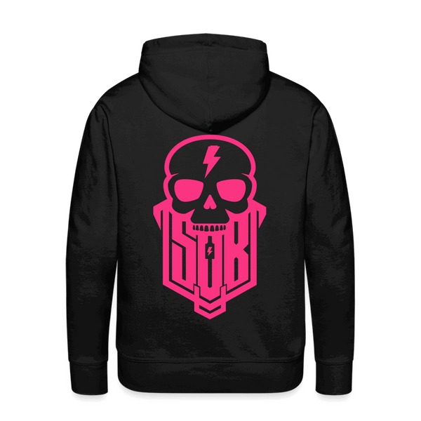 SPOD Männer Premium Hoodie Schwarz / S Skullgang - Neonpink - Premium Hoodie E-Bike-Community