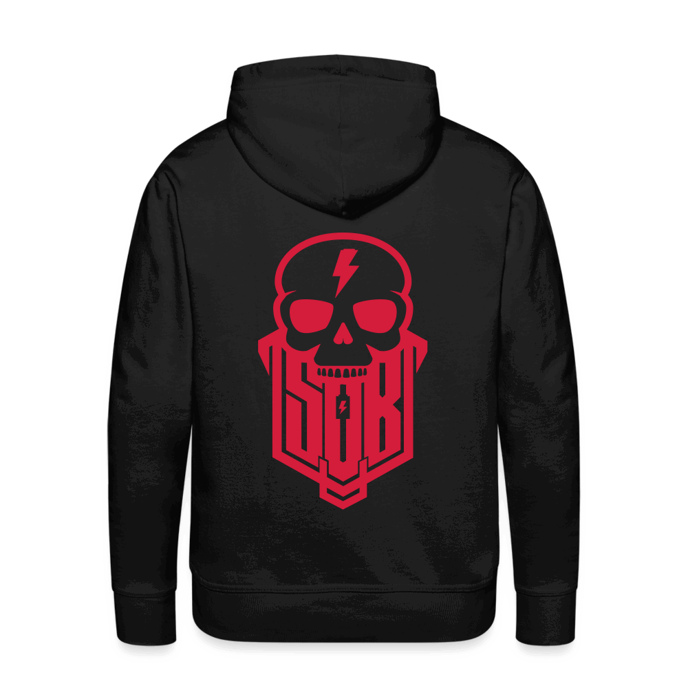 SPOD Männer Premium Hoodie Schwarz / S Skullgang - Redline - Men’s Premium Hoodie E-Bike-Community