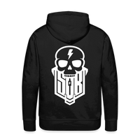 SPOD Männer Premium Hoodie Schwarz / S SKULLGANG - WEIß - BACKPRINT Men’s Premium Hoodie E-Bike-Community