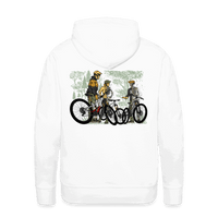 SPOD Männer Premium Hoodie weiß / S 2 Seiten -Shred or Alive - Crew - Men’s Premium Hoodie E-Bike-Community