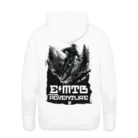SPOD Männer Premium Hoodie weiß / S EMTB ADVENTURE  Men’s Premium Hoodie E-Bike-Community