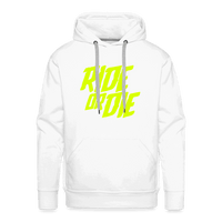 SPOD Männer Premium Hoodie weiß / S Ride or Die - Men’s Premium Hoodie E-Bike-Community