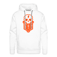SPOD Männer Premium Hoodie weiß / S Skullgang Neonorange Men’s Premium Hoodie E-Bike-Community
