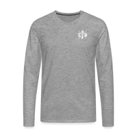 SPOD Männer Premium Langarmshirt Grau meliert / S SOB CROSS PREMIUM LONGSLEEVE E-Bike-Community