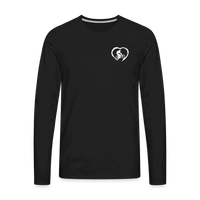 SPOD Männer Premium Langarmshirt Love 2 Ride / ❤️Männer Premium Langarmshirt E-Bike-Community