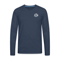 SPOD Männer Premium Langarmshirt Navy / S SOB CROSS PREMIUM LONGSLEEVE E-Bike-Community