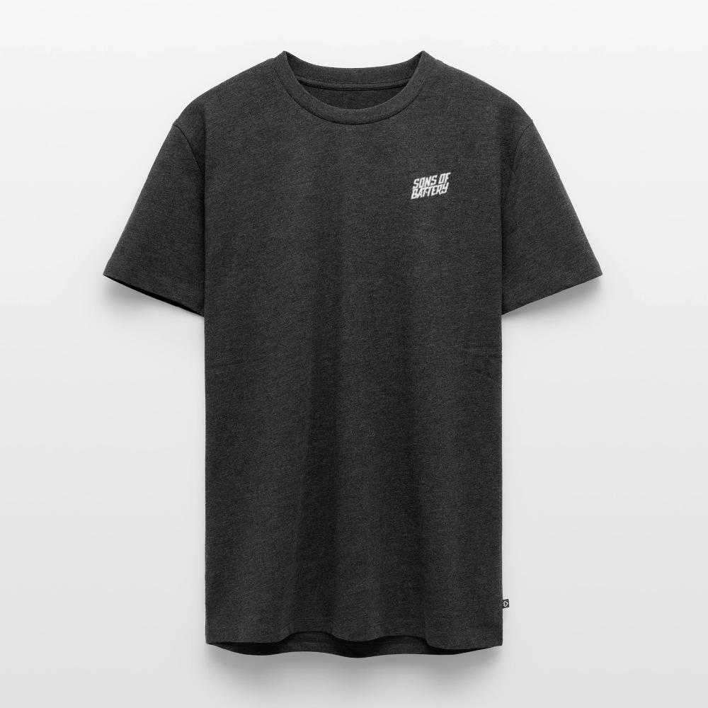 SPOD Männer Premium T-Shirt | Spreadshirt 812 Anthrazit meliert / M SONS (2 Seiten) - Männer Premium T-Shirt E-Bike-Community