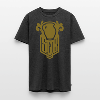 SPOD Männer Premium T-Shirt | Spreadshirt 812 Anthrazit meliert / S Bembel - Gold - Premium T-Shirt E-Bike-Community