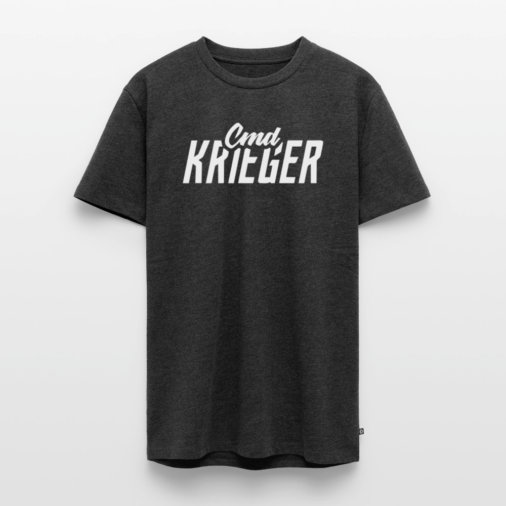 SPOD Männer Premium T-Shirt | Spreadshirt 812 Anthrazit meliert / S Commander Krieger - Flex - Männer Premium T-Shirt E-Bike-Community