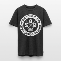 SPOD Männer Premium T-Shirt | Spreadshirt 812 Anthrazit meliert / S "Haters Front" - Sons of Battery - Männer Premium T-Shirt E-Bike-Community