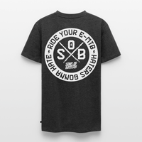 SPOD Männer Premium T-Shirt | Spreadshirt 812 Anthrazit meliert / S "Haters" - SONS OF BATTERY - Männer Premium T-Shirt E-Bike-Community