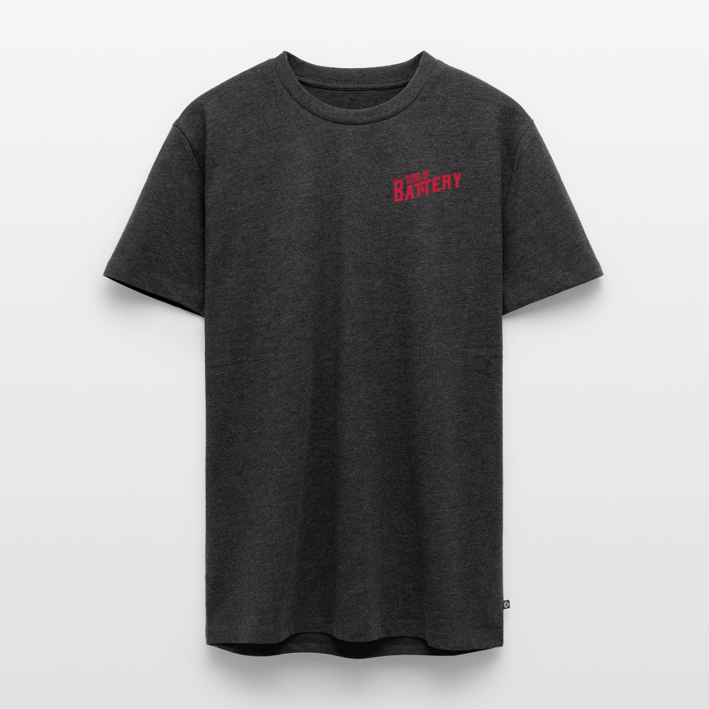 SPOD Männer Premium T-Shirt | Spreadshirt 812 Anthrazit meliert / S Oldschool - Männer Premium T-Shirt E-Bike-Community