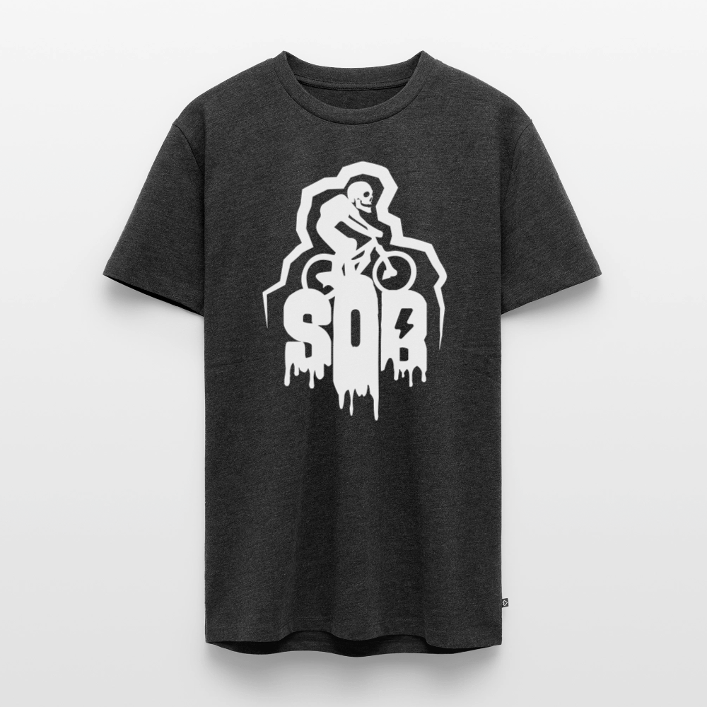 SPOD Männer Premium T-Shirt | Spreadshirt 812 Anthrazit meliert / S SoB Horror - SONS OF BATTERY - Männer Premium T-Shirt E-Bike-Community