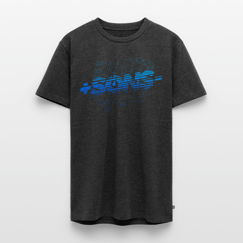 SPOD Männer Premium T-Shirt | Spreadshirt 812 Anthrazit meliert / S SONS BLUE - DTF - Männer Premium T-Shirt E-Bike-Community