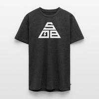 SPOD Männer Premium T-Shirt | Spreadshirt 812 Anthrazit meliert / S Triangle - Männer Premium T-Shirt E-Bike-Community