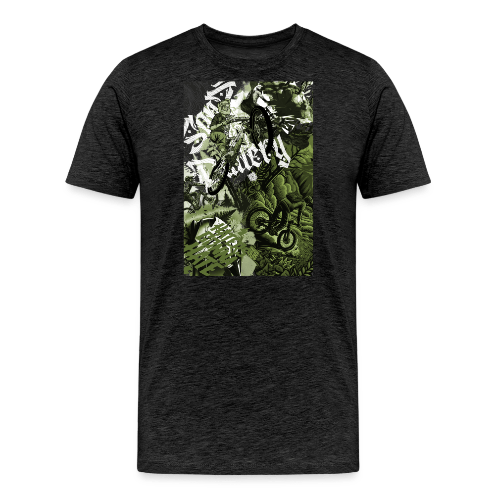 SPOD Männer Premium T-Shirt | Spreadshirt 812 Anthrazit / S Collage - Männer Premium T-Shirt E-Bike-Community