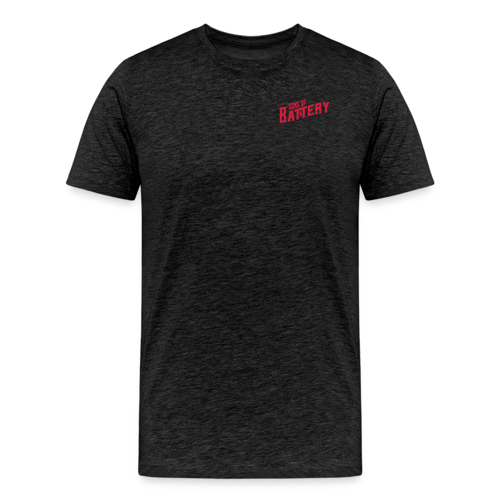 SPOD Männer Premium T-Shirt | Spreadshirt 812 Anthrazit / S Oldschool - Männer Premium T-Shirt E-Bike-Community