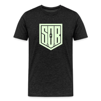SPOD Männer Premium T-Shirt | Spreadshirt 812 Anthrazit / S SOB - Glow in the Dark - Männer Premium T-Shirt E-Bike-Community