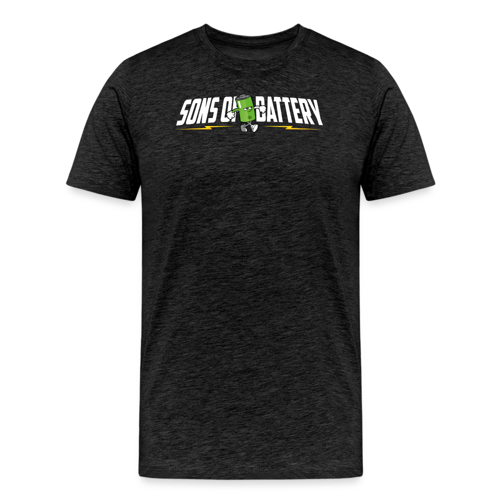 SPOD Männer Premium T-Shirt | Spreadshirt 812 Anthrazit / S Sons of Battery B-Boy Männer Premium T-Shirt E-Bike-Community