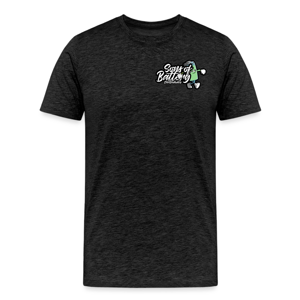 SPOD Männer Premium T-Shirt | Spreadshirt 812 Anthrazit / S Sons of Battery Boy - Männer Premium T-Shirt E-Bike-Community