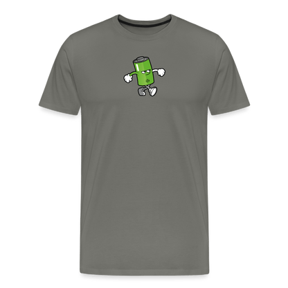 SPOD Männer Premium T-Shirt | Spreadshirt 812 Asphalt / S BBoy - Solo - Männer Premium T-Shirt E-Bike-Community