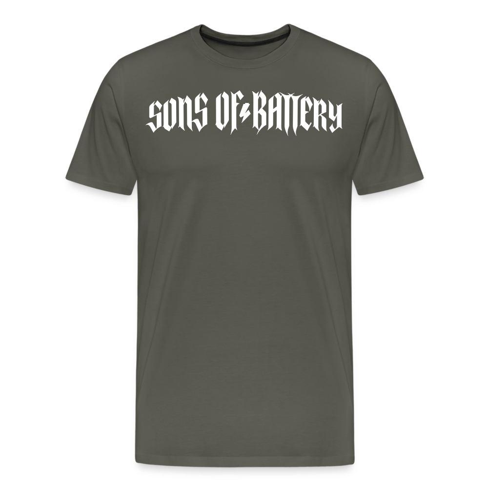 SPOD Männer Premium T-Shirt | Spreadshirt 812 Asphalt / S Rough - Männer Premium T-Shirt E-Bike-Community