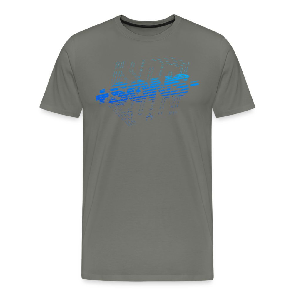 SPOD Männer Premium T-Shirt | Spreadshirt 812 Asphalt / S SONS BLUE - DTF - Männer Premium T-Shirt E-Bike-Community