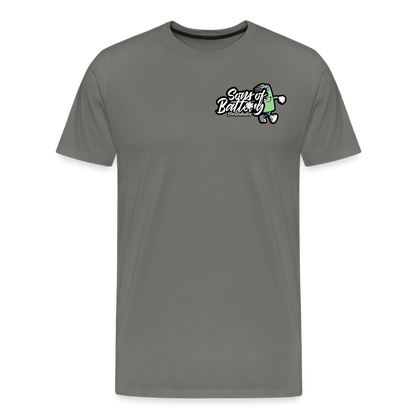 SPOD Männer Premium T-Shirt | Spreadshirt 812 Asphalt / S Sons of Battery Boy - Männer Premium T-Shirt E-Bike-Community