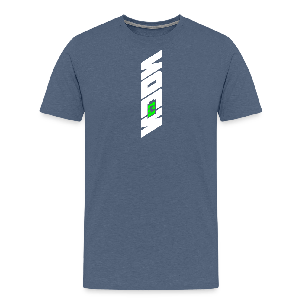 SPOD Männer Premium T-Shirt | Spreadshirt 812 Blau meliert / S SONS - Flexdruck - Männer Premium T-Shirt E-Bike-Community