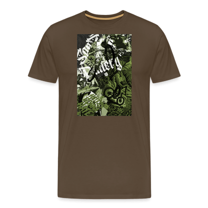 SPOD Männer Premium T-Shirt | Spreadshirt 812 Edelbraun / S Collage - Männer Premium T-Shirt E-Bike-Community